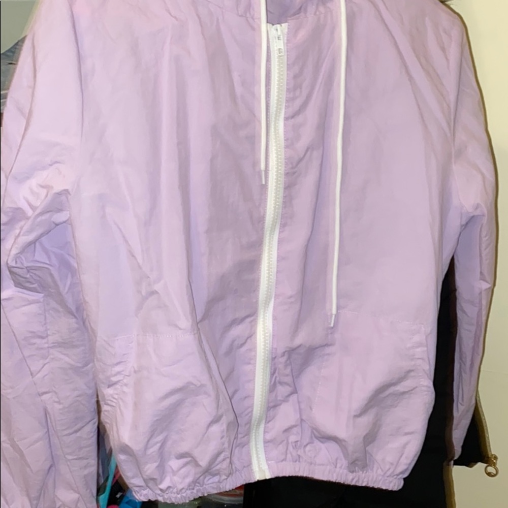 Purple rain jacket